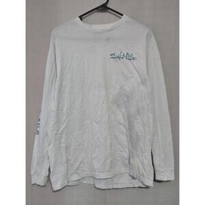 Salt Life Long Sleeve T-Shirt Mens Medium Graphic Coastal Athletic Tee